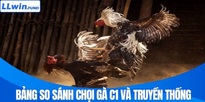 Bảng so sánh chọi gà C1 và truyền thống 