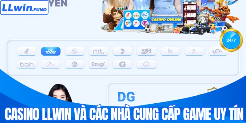 Casino LLWIN và các nhà cung cấp game uy tín
