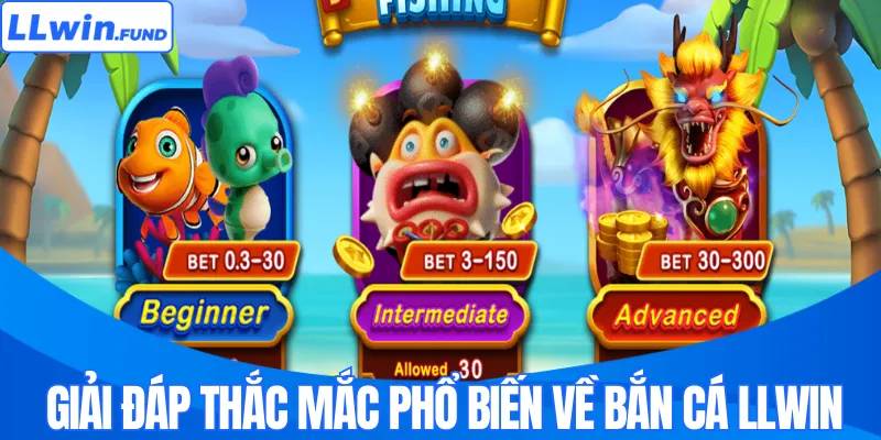 Giải đáp thắc mắc phổ biến về bắn cá LLWIN