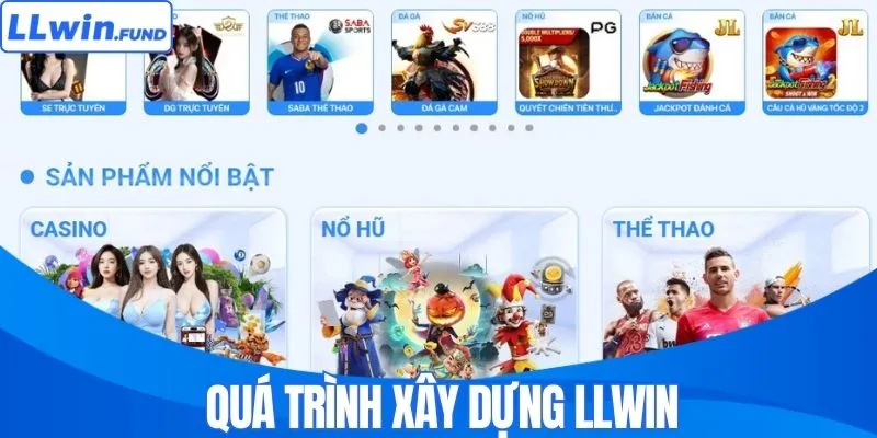 Quá trình xây dựng nhà cái LLWIN